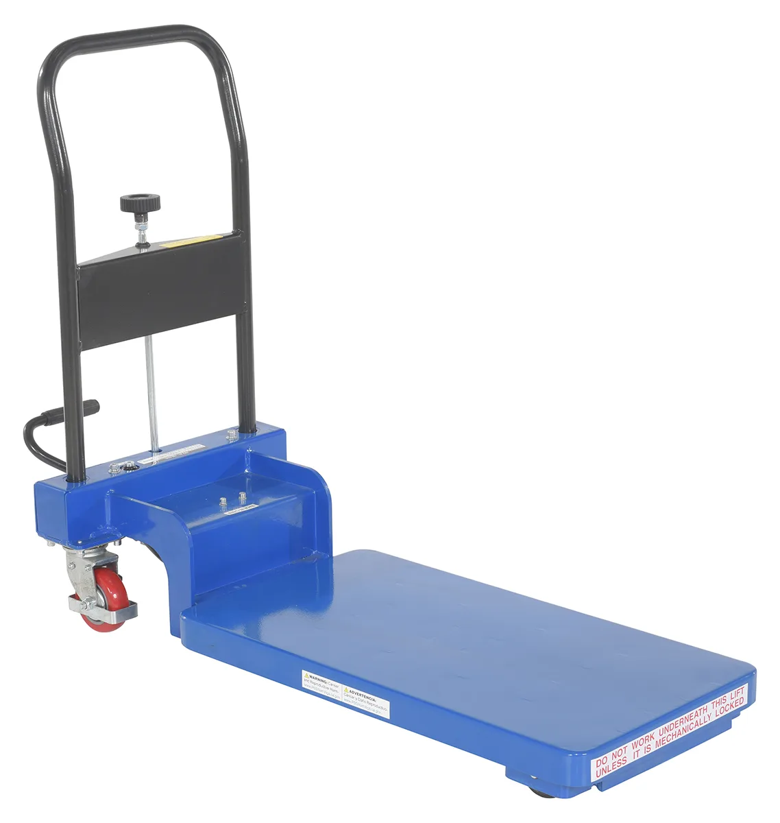 Vestil CART-200-LP-AS low profile scissor cart w auto-shift