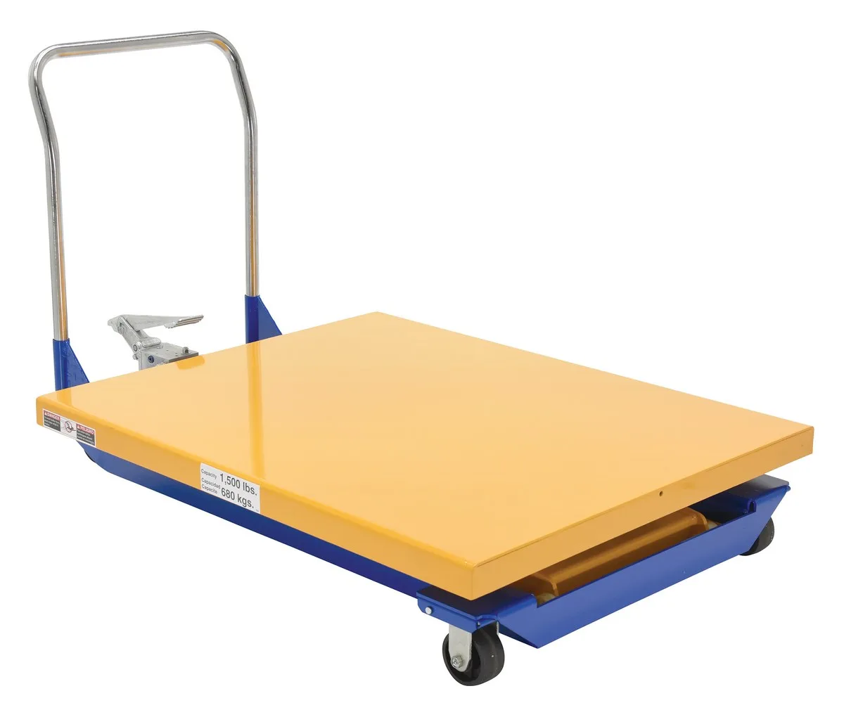 Vestil CART-40-15-M dc powered and manual scissor cart