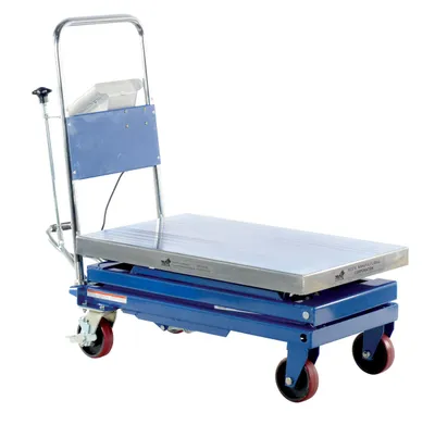 Vestil CART-500-SCL scissor carts with built-in scale