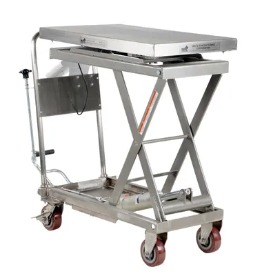 Vestil CART-500-SCL-PSS scissor carts with built-in scale