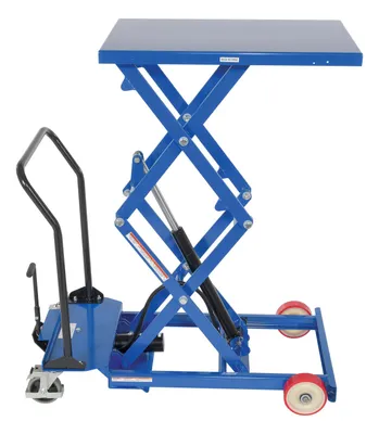 Vestil CART-600-D-FR premium scissor lift cart shown from an alternate angle