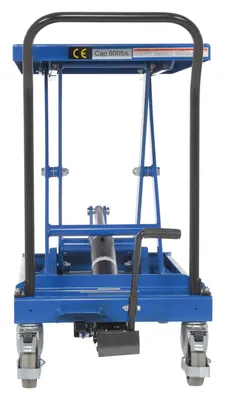 Vestil CART-600-S-FR premium scissor lift cart shown from an alternate angle