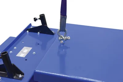 Vestil CART-PN-1000 pneumatic tire elevating cart shown from an alternate angle