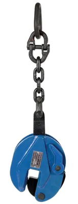 Vestil CPC-20 vertical plate clamps with chain shown from an alternate angle