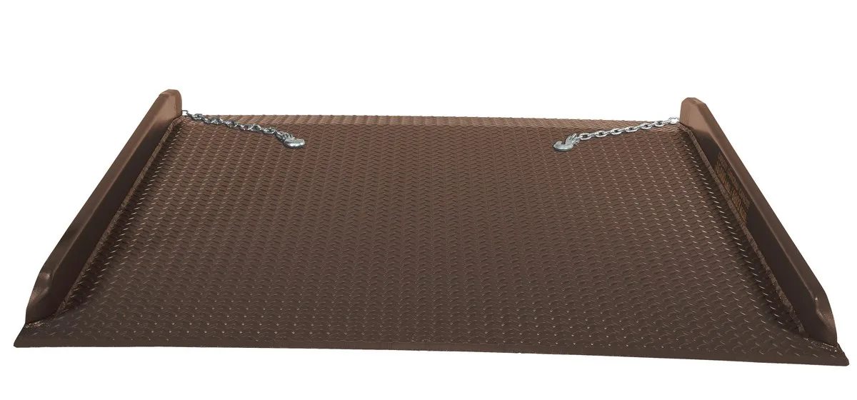 Vestil CRS-7272-20 steel container ramps with side rail