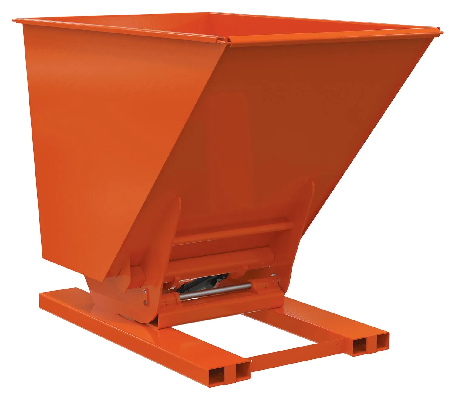 Vestil D-150-HD-HYD-OR hydraulic dumping hopper