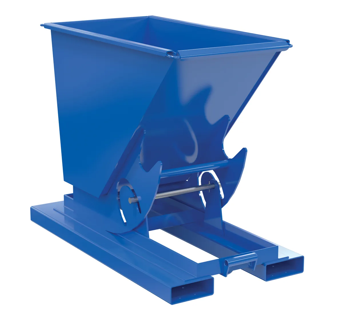 Vestil D-25-MD-NB d-style hoppers, no bump & dump