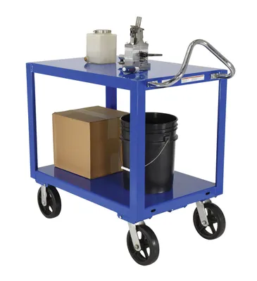 Vestil DH-MR2-2436 ergo-handle cart shown from an alternate angle