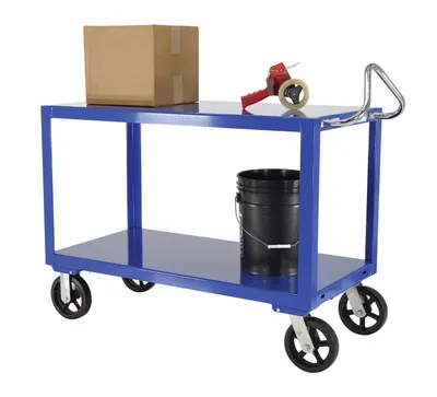 Vestil DH-MR2-2448 ergo-handle cart shown from an alternate angle
