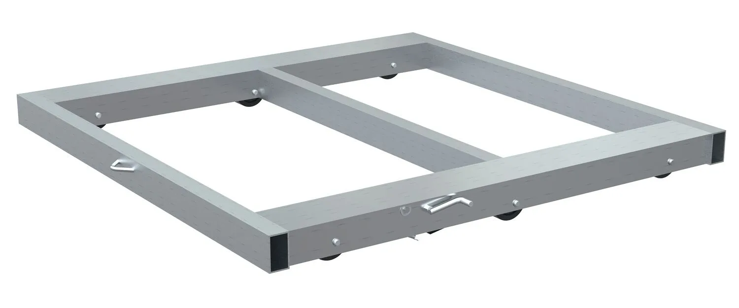 Vestil DOL-4848-6T-FL aluminum pallet dollie