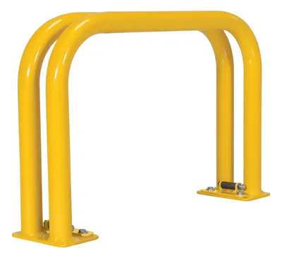 Vestil Steel Dock Plate Storage Rack 26 In. x 6 In. Yellow