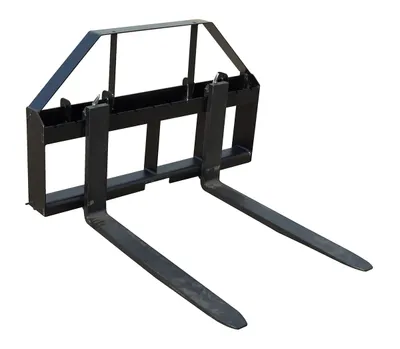 Vestil Steel Universal Attachment Skid Forks 48 In. Length 4000 Lb. Capacity Black