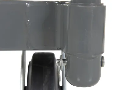 Vestil ECSPT-2448 steel platform truck (smooth or treadplate) shown from an alternate angle