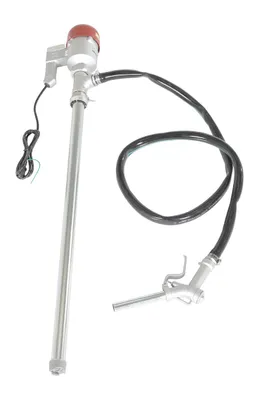 Vestil EDP electric drum pump shown from an alternate angle