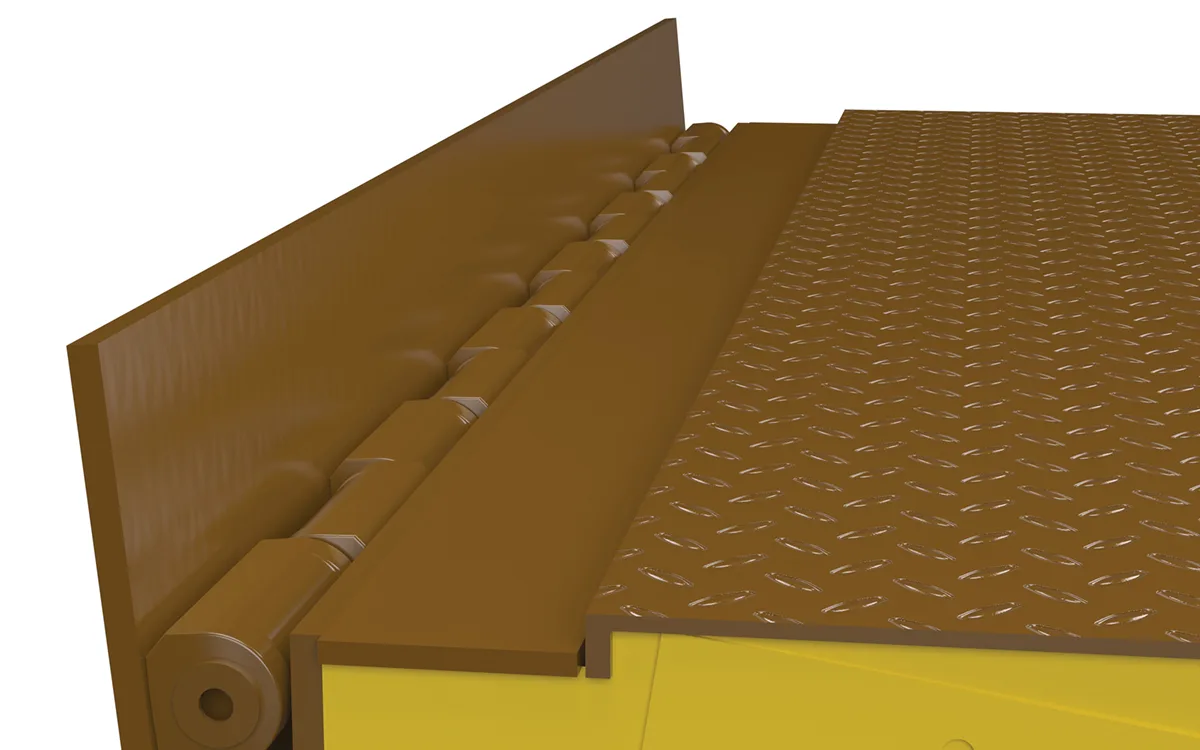 Vestil EH-ROG electric hydraulic dock leveler