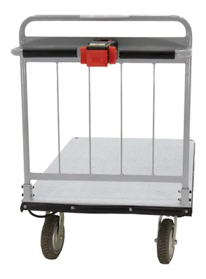 Vestil EMHC-2848-1 electric material handling cart shown from an alternate angle