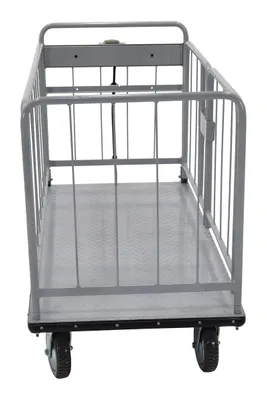 Vestil EMHC-2860-2 electric material handling cart shown from an alternate angle