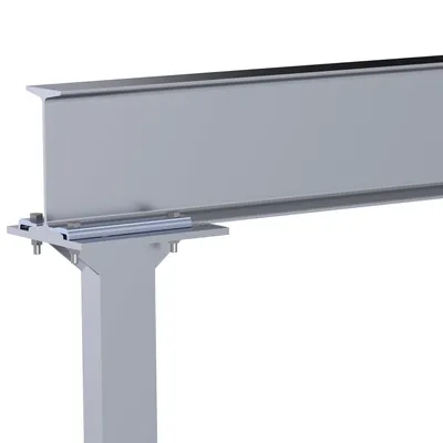 Vestil FHA-2-8-10 fixed height aluminum gantry crane shown from an alternate angle