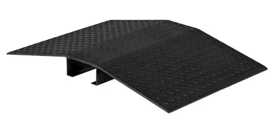Vestil Fabricated Aluminum Hose and Cable Crossovers 24 In. x 44 In. 2000 Lb. Capacity Black