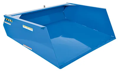 Vestil Steel Fork Mounted Front Loader 48-1/2 In. Width 4,000 Lb. Capacity Blue