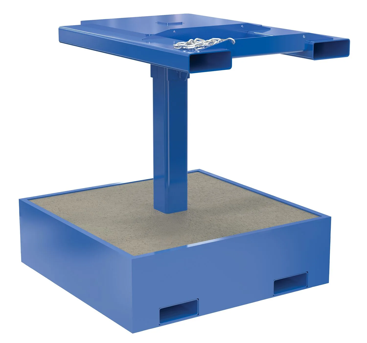 Vestil FWBC-4242-2-BC fork mounted trash bin compactor