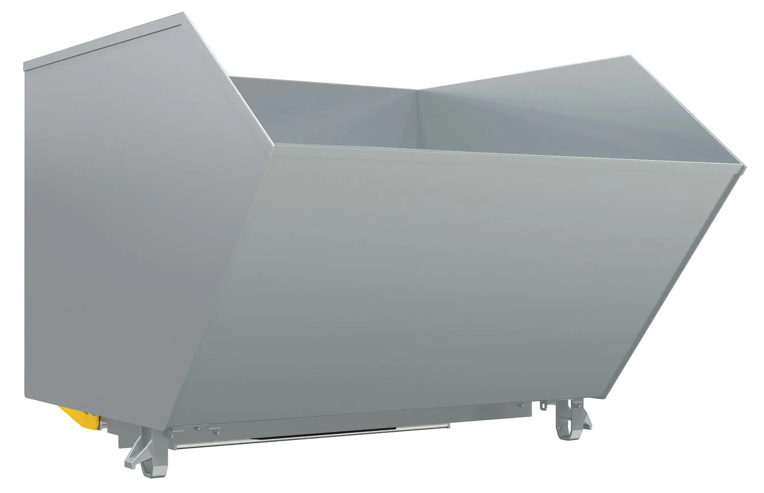 Vestil H-150-MD-BD-SL h style bump & dump hopper