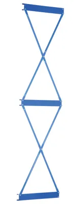 Vestil Steel Heavy Duty Cantilever Single Brace Set 36 In. Width For 12 Ft. and 14 Ft. Height Upright Blue