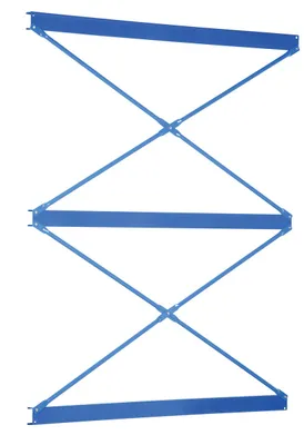 Vestil Steel Heavy Duty Cantilever Single Brace Set 84 In. Width For 12 Ft. and 14 Ft. Height Upright Blue