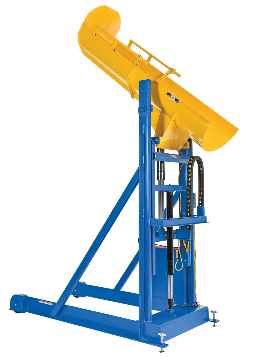 Vestil HLD-94-10-P lift-and-dump hydraulic drum dumper