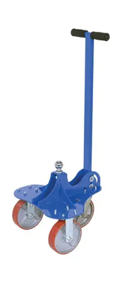 Vestil Steel Hitch Mover 3 Wheel with 1-7/8 In. Ball Diameter 2000 Lb Capacity Blue