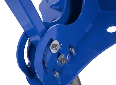 Vestil HM-3W2K-B200 hitch trailer mover shown from an alternate angle