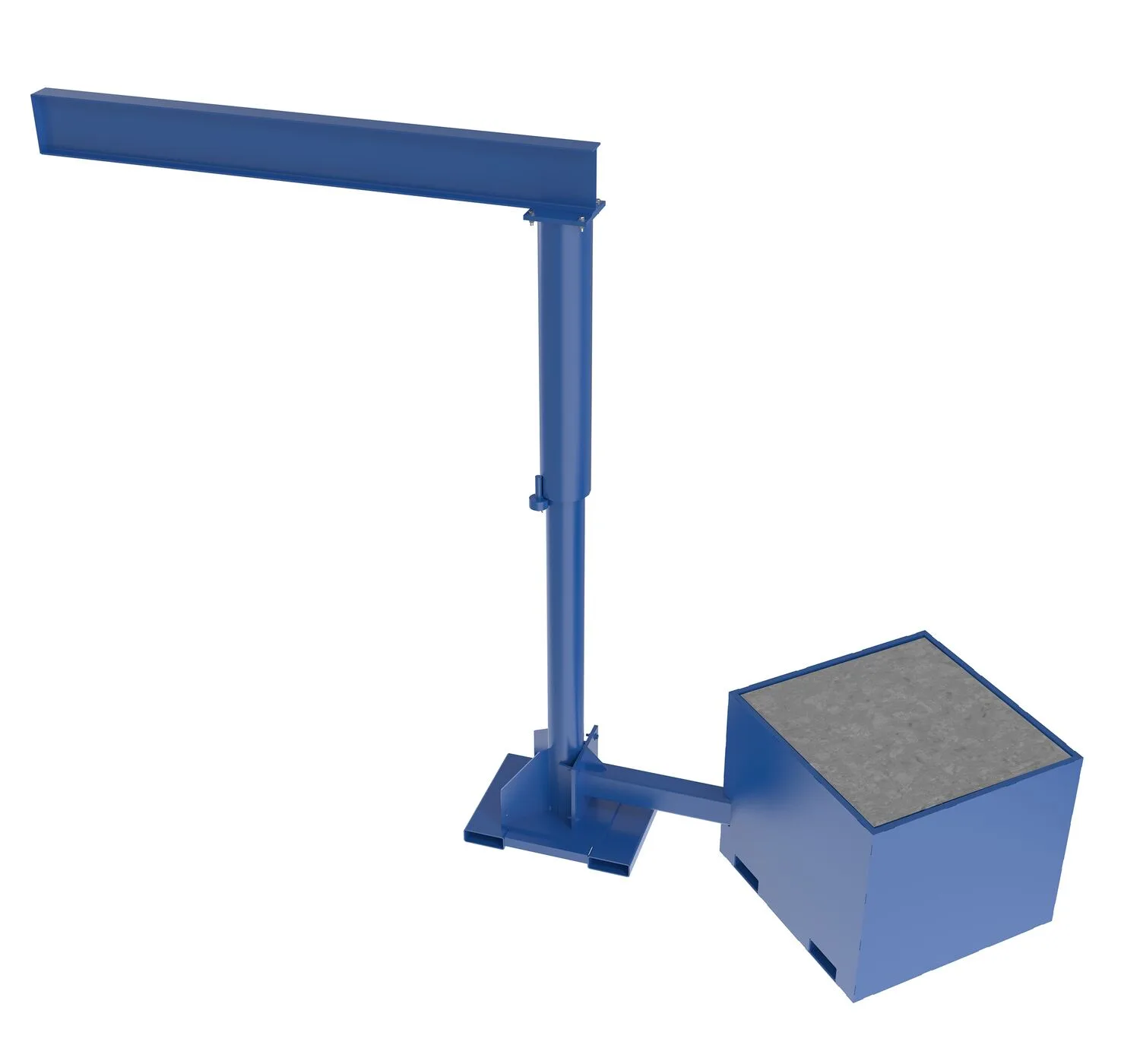 Vestil JIB-CBX-100-8-10-BC portable offset jib crane