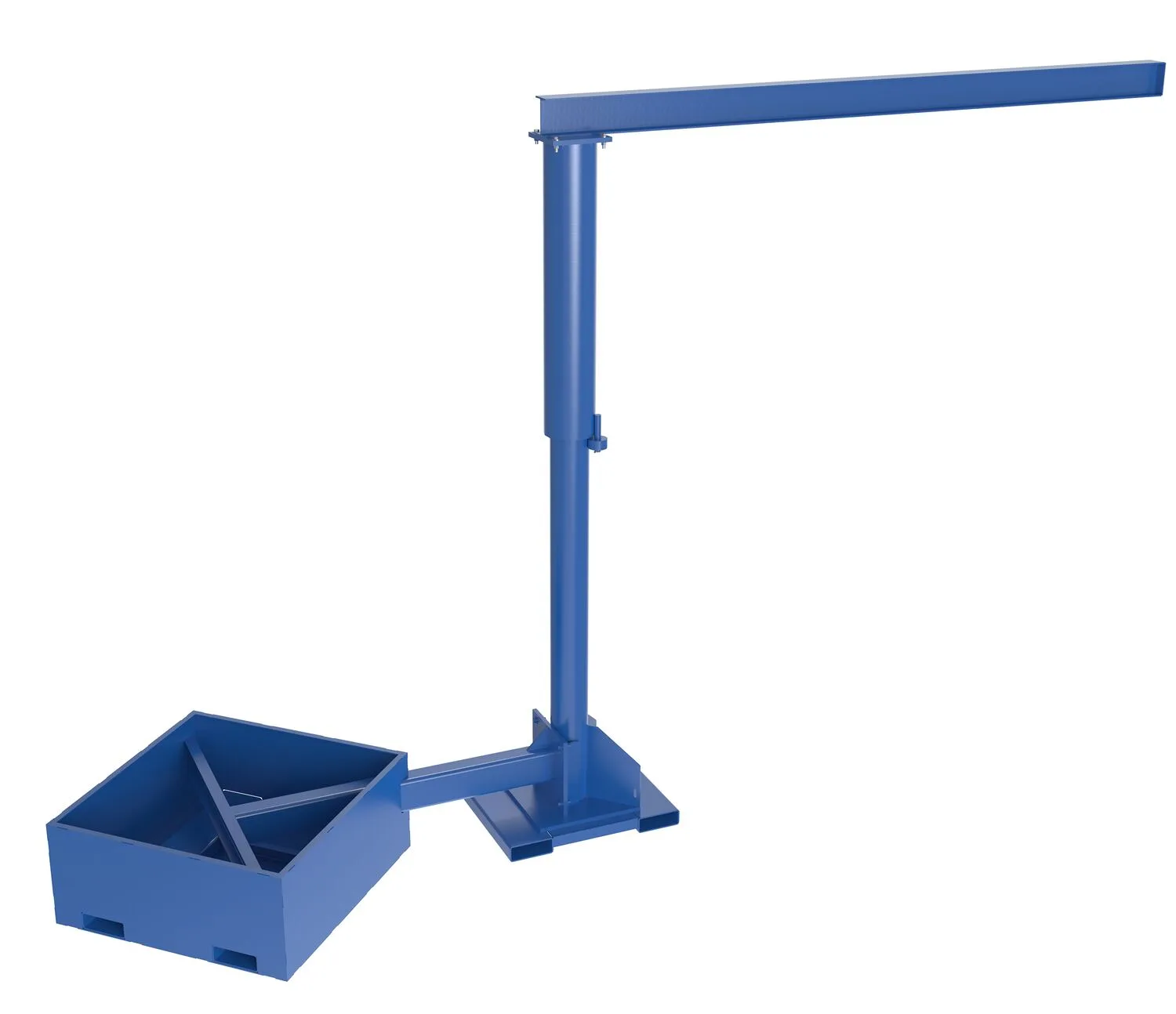 Vestil JIB-CBX-25-10-10 portable offset jib crane