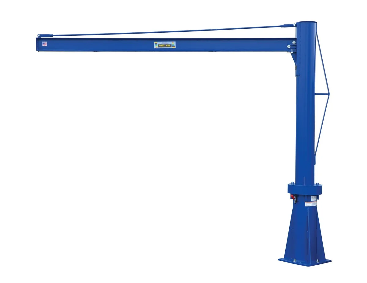 Vestil JIB-P-10-8-6 multi-station transportable jib crane