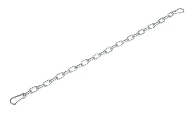 Vestil Steel Lad Safety Chain Option, 18 In, Silver