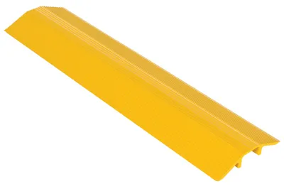 Vestil Aluminum Hose and Cable Crossover 36 In. Length 10,000 Lb. Capacity Yellow