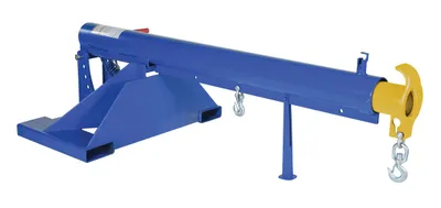 Vestil Steel Orbit Telescoping Lift Boom 36 In. Fork Pocket Center 4,000 Lb. Capacity Blue