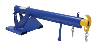 Vestil Steel Orbit Telescoping Lift Boom 24 In. Fork Pocket Center 6,000 Lb. Capacity Blue