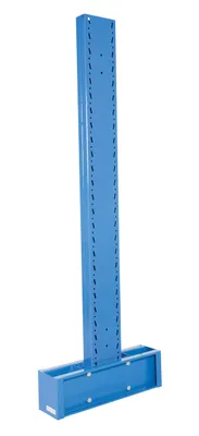 Vestil Steel Medium Duty Double Sided Cantilever Upright for 24 In. Arms 11,000 Lb. Capacity Blue