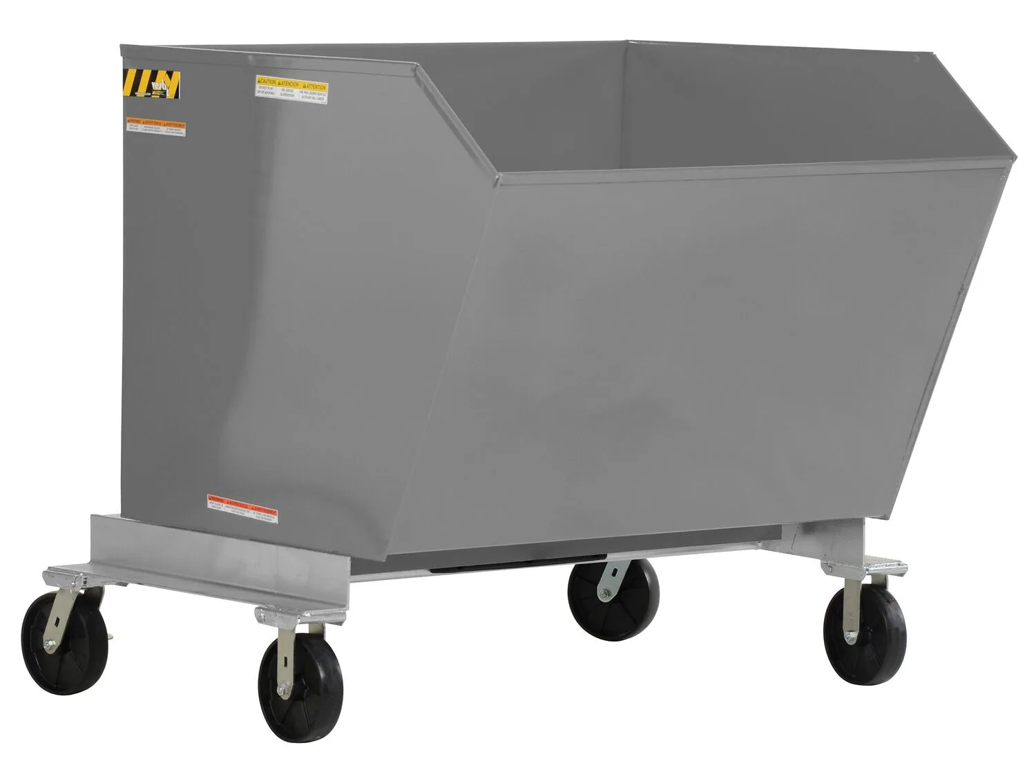 Vestil P-HOP-1.5-GYSG portable steel hopper