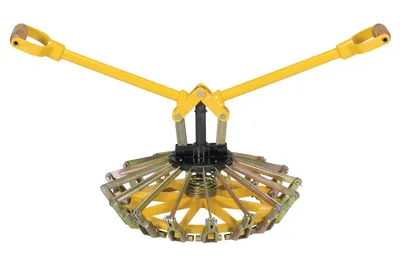 Vestil PLC-5 steel pail lid closing tool shown from an alternate angle
