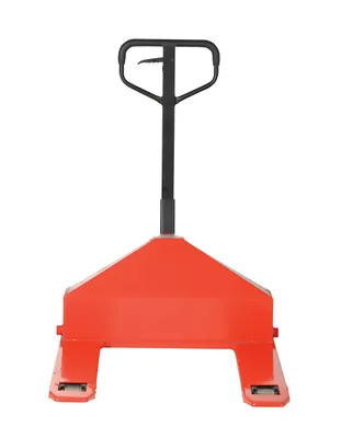 Vestil PM2-3344-SLP super low profile pallet truck shown from an alternate angle