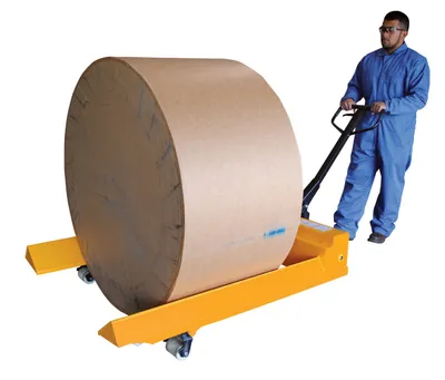 Vestil PM4-4548-RL roll pallet truck shown from an alternate angle