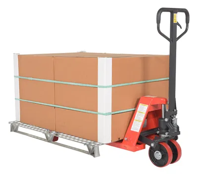 Vestil PM5-2048 full featured pallet truck shown from an alternate angle