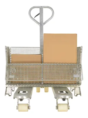 Vestil PM5-2048-S-G specialized pallet truck shown from an alternate angle