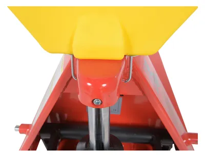 Vestil PM5-2048-UP-001 pallet trucks with p-caddy shown from an alternate angle