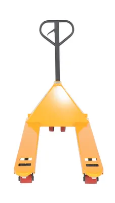 Vestil PM5-2748-Y standard pallet truck shown from an alternate angle