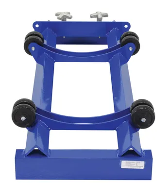 Vestil PRDC-36-R pallet rack drum cradle shown from an alternate angle