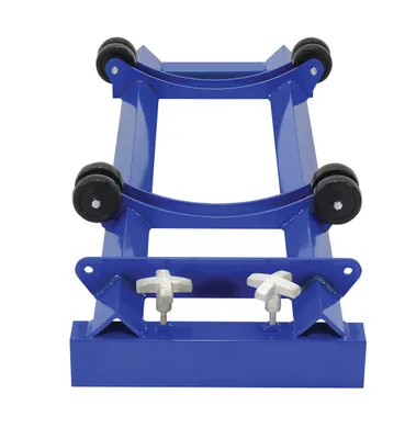 Vestil PRDC-36-R pallet rack drum cradle shown from an alternate angle