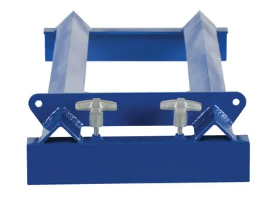 Vestil PRDC-42 pallet rack drum cradle shown from an alternate angle